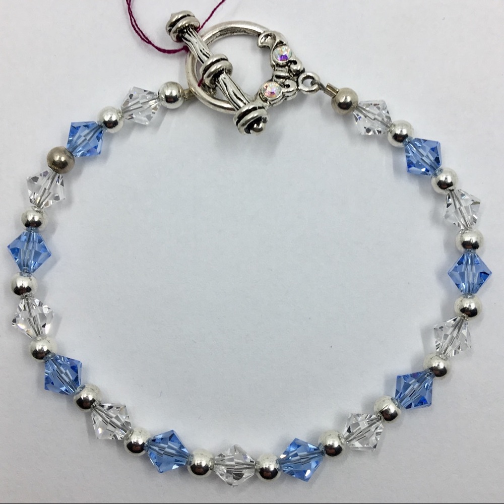 Handmade Swarovski crystal bracelet